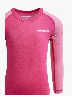 Undertøj|Uldtøj|Nordbjrn Nordbjørn Icicle Skiundertøj Merinould, Magenta Lyserød
