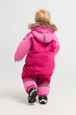 Børn Nordbjrn Flyverdragter-Nordbjørn Igloo Babyflyverdragt, Lilac Rose