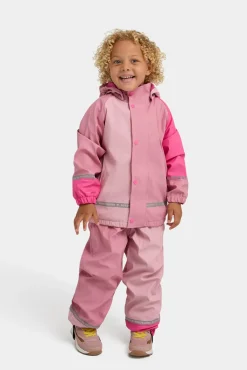 Regntøj|Nordbjrn Nordbjørn Kullavik Foret Regnsæt, Carmine Rose Lyserød