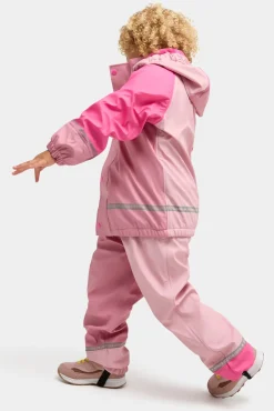 Regntøj|Nordbjrn Nordbjørn Kullavik Foret Regnsæt, Carmine Rose Lyserød