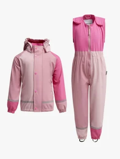 Regntøj|Nordbjrn Nordbjørn Kullavik Foret Regnsæt, Carmine Rose Lyserød