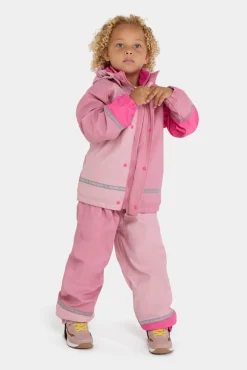 Regntøj|Nordbjrn Nordbjørn Kullavik Foret Regnsæt, Carmine Rose Lyserød