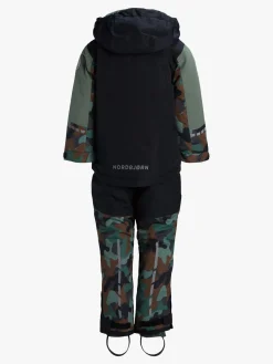 Vintertøj|Nordbjrn Nordbjørn Lech Skisæt, Anthracite/Camo Splash Classic Grøn/Brun/Sort