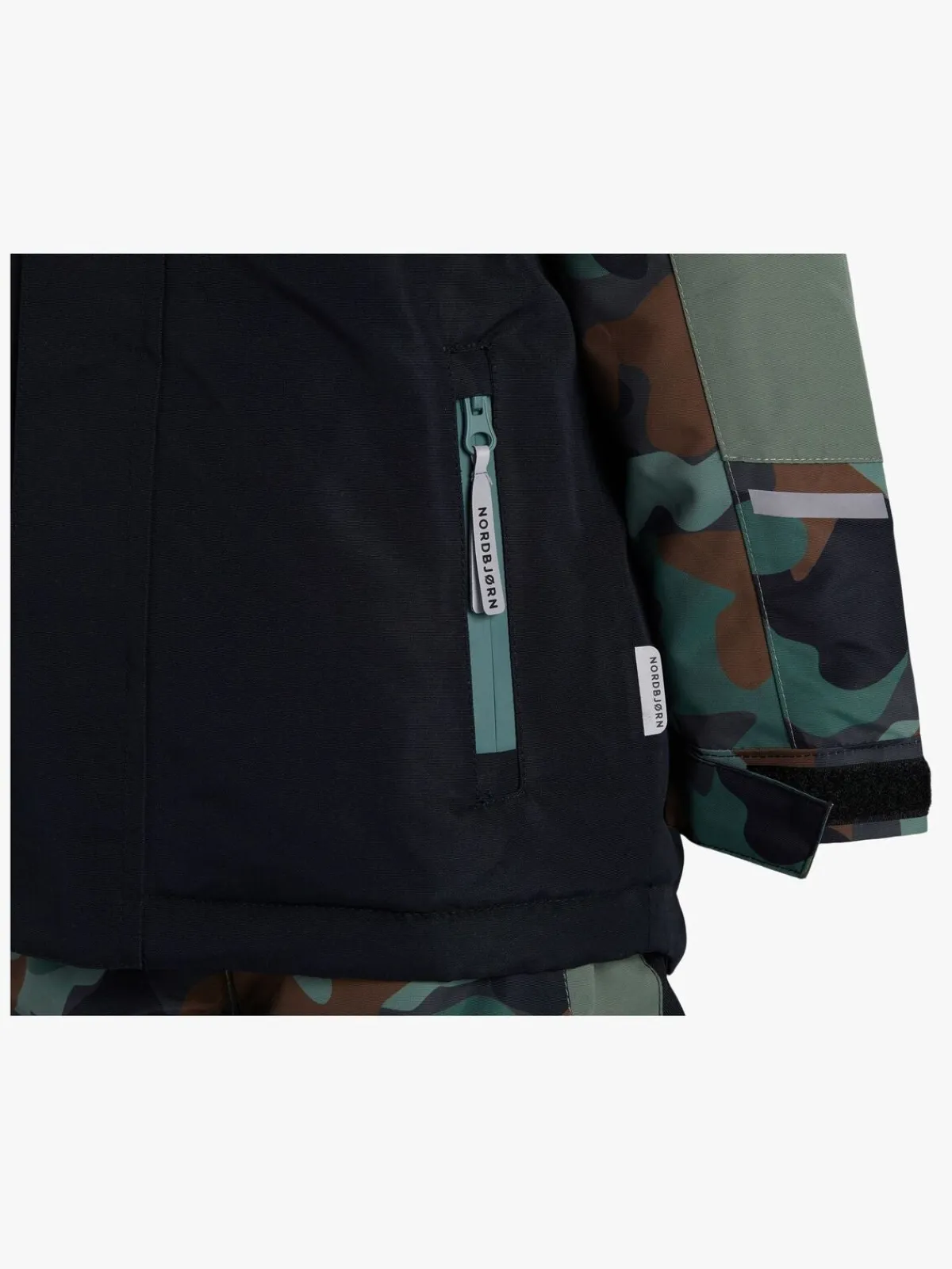 Vintertøj|Nordbjrn Nordbjørn Lech Skisæt, Anthracite/Camo Splash Classic Grøn/Brun/Sort