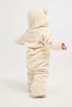 Fleecetøj|Nordbjrn Nordbjørn Lou Fleecedragt, Birch Hvid