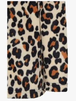 Børn Nordbjrn Fleecetøj-Nordbjørn Malö Fleecetrøje, Leopardy Wheat