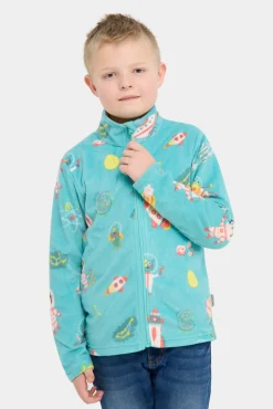 Børn Nordbjrn Fleecetøj-Nordbjørn Malö Fleecetrøje, Space Jam Aqua Sea