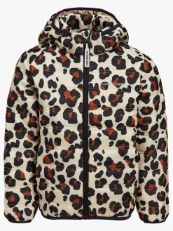 Overtøj|Nordbjrn Nordbjørn Milano Dynejakke, Sandshell Leo Brun/Hvid/Sort