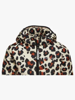 Overtøj|Nordbjrn Nordbjørn Milano Dynejakke, Sandshell Leo Brun/Hvid/Sort