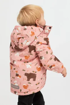 Vintertøj|Nordbjrn Nordbjørn Minilanche Dynejakke, Mellow Rose Lyserød/Brun