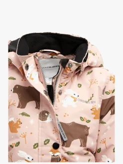 Vintertøj|Nordbjrn Nordbjørn Minilanche Dynejakke, Mellow Rose Lyserød/Brun