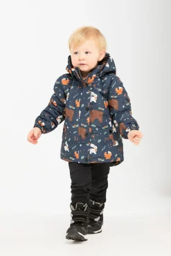 Børn Nordbjrn Vintertøj-Nordbjørn Minilanche Dynejakke, Blue Nights