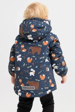 Børn Nordbjrn Vintertøj-Nordbjørn Minilanche Dynejakke, Blue Nights