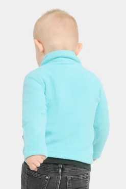 Børn Nordbjrn Fleecetøj-Nordbjørn Mölle Fleecetrøje, Turkis