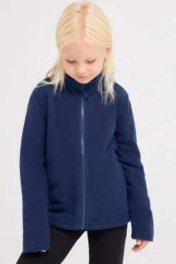 Børn Nordbjrn Fleecetøj-Nordbjørn Mölle Fleecetrøje, Navy