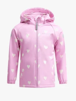 Overtøj|Nordbjrn Nordbjørn Mollö Softshelljakke, Love Bonbon Lyserød/Hvid