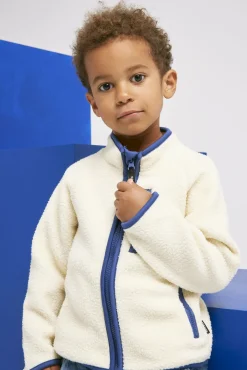 Børn Nordbjrn Fleecetøj-Nordbjørn Mollösund Fleecetrøje, Turtledove