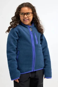 Børn Nordbjrn Fleecetøj-Nordbjørn Mollösund Fleecetrøje, Insigna Blue