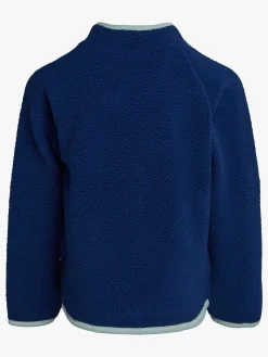 Børn Nordbjrn Fleecetøj-Nordbjørn Mollösund Fleecetrøje, Twilight Blue