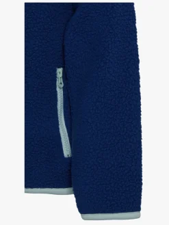 Børn Nordbjrn Fleecetøj-Nordbjørn Mollösund Fleecetrøje, Twilight Blue