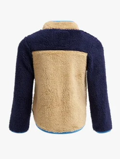 Børn Nordbjrn Fleecetøj-Nordbjørn Montana Fleecetrøje, Blue Latte