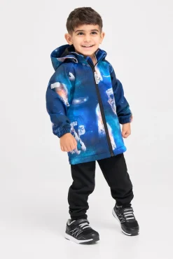 Overtøj|Nordbjrn Nordbjørn Montreal Softshelljakke, Space Man Blå/Grå