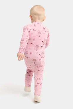 Undertøj|Nordbjrn Nordbjørn Moritz Termoundertøj Heldragt Bamboo, Pink Iceberg Lyserød