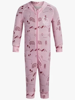 Undertøj|Nordbjrn Nordbjørn Moritz Termoundertøj Heldragt Bamboo, Pink Iceberg Lyserød