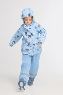 Regntøj|Nordbjrn Nordbjørn Nordvik Foret Regnsæt, Navy Blå/Hvid