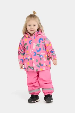 Børn Nordbjrn Regntøj-Nordbjørn Nordvik Foret Regnsæt, Azalea Pink