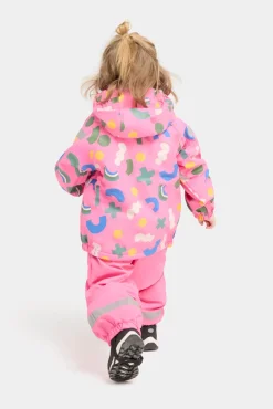 Børn Nordbjrn Regntøj-Nordbjørn Nordvik Foret Regnsæt, Azalea Pink