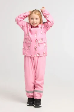 Børn Nordbjrn Regntøj-Nordbjørn Nordvik Foret Regnsæt, Pink