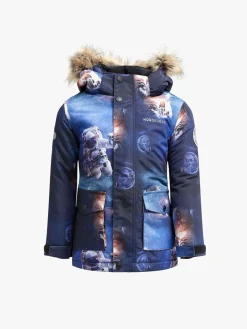 Vintertøj|Nordbjrn Nordbjørn Ottowa Vinterjakke, Space Man Flerfarvet/Blå/Grøn