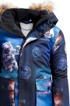 Vintertøj|Nordbjrn Nordbjørn Ottowa Vinterjakke, Space Man Flerfarvet/Blå/Grøn