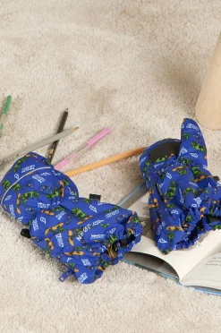 Tilbehør|Vintertøj|Nordbjrn Nordbjørn Peak Vanter, Blue Skate Dino Blå/Grøn