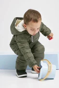 Børn Nordbjrn Overtøj-Nordbjørn Pilecub Babyflyverdragt, Green Thyme