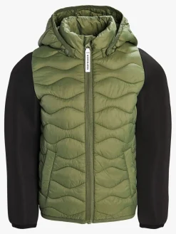 Overtøj|Nordbjrn Nordbjørn Pine Hybrid Jakke, Green Grøn/Sort