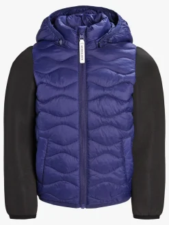 Overtøj|Nordbjrn Nordbjørn Pine Hybrid Jakke, Navy Blå/Sort