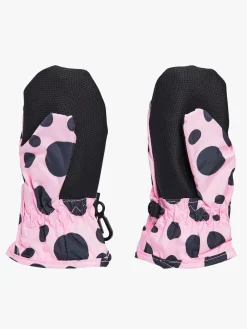 Tilbehør|Vintertøj|Nordbjrn Nordbjørn Reinfjord Vanter, Pink Dots Lyserød/Sort
