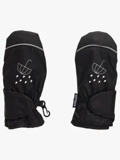 Børn Nordbjrn Tilbehør|Vintertøj-Nordbjørn Reinfjord Vanter, Black