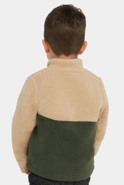 Børn Nordbjrn Fleecetøj-Nordbjörn Rydal Fleecetrøje, Sesame/Tobacco Brown/Deep Depths