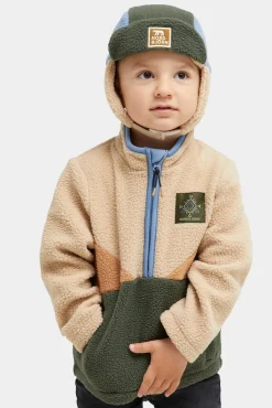 Børn Nordbjrn Fleecetøj-Nordbjörn Rydal Fleecetrøje, Sesame/Tobacco Brown/Deep Depths