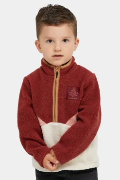 Fleecetøj|Nordbjrn Nordbjörn Rydal Fleecetrøje, Madder Brown/Rose Dawn/Oatmeal