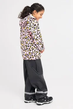 Regntøj|Nordbjrn Nordbjørn Saltö Regnsæt, Leopardy Parfait Pink