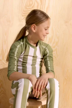 Børn Nordbjrn Uv & Strand-Nordbjörn Sandhamn UV-Sæt, Green Stripe