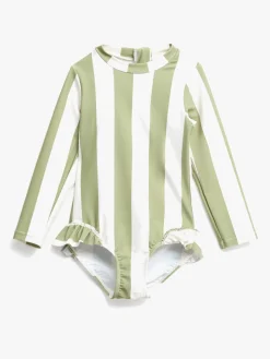 Uv & Strand|Nordbjrn Nordbjörn Sandsjön UV-Badedragt, Green Stripe