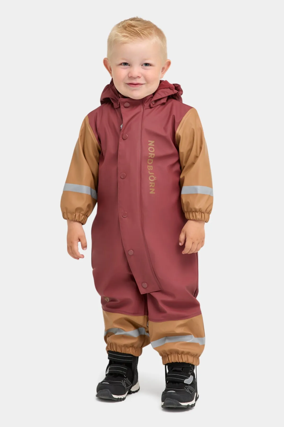 Regntøj|Nordbjrn Nordbjörn Sju Strömmar Foret Regndragt, Madder Brown