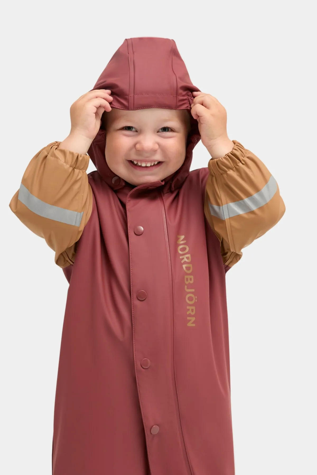 Regntøj|Nordbjrn Nordbjörn Sju Strömmar Foret Regndragt, Madder Brown