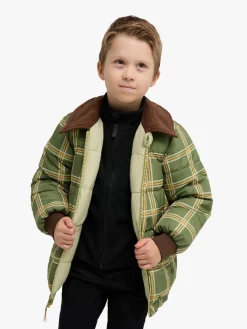 Børn Nordbjrn Vintertøj-Nordbjörn Sjuhärad  Vandafvisende Vendbar Dynejakke, Lint