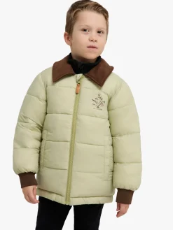 Børn Nordbjrn Vintertøj-Nordbjörn Sjuhärad  Vandafvisende Vendbar Dynejakke, Lint